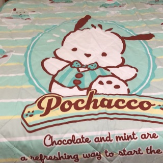 Sanrio三麗鷗帕恰狗Pochacco絲般棉冷氣被四季被涼被特價雙人
