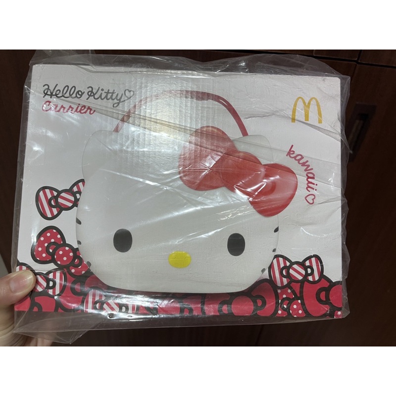 ‼️ 超可愛麥當勞 飲料架 置物架 車用置物架 凱蒂 hello kitty 置物籃 提籃 凱蒂貓 KT 車後座置物籃