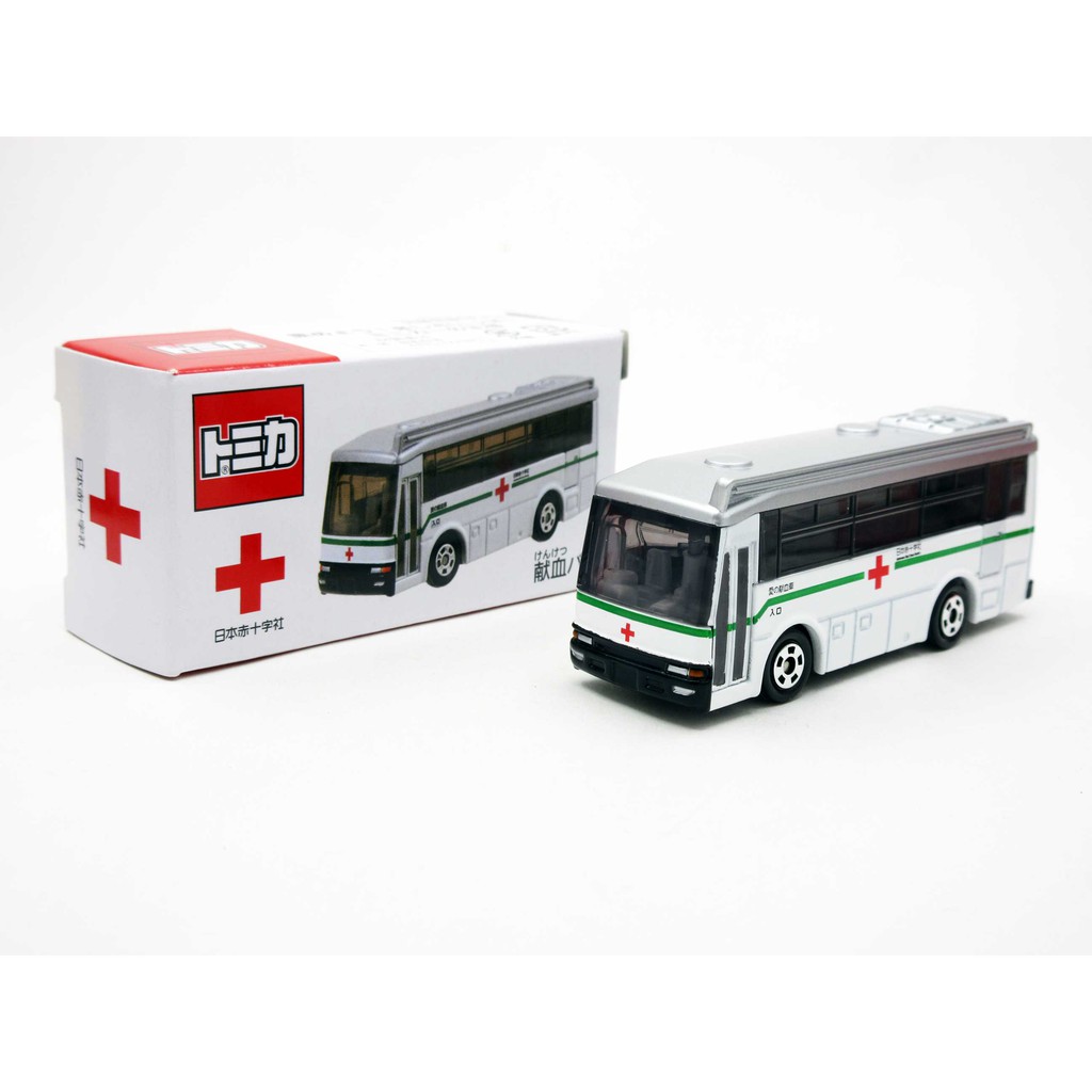 Takara Tomy Tomica 日本赤十字社 限定  獻血巴士 合金模型玩具 小車 多美小汽車