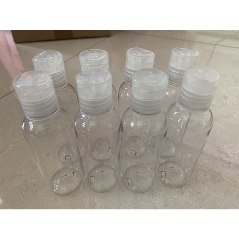 PET透明壓蓋塑膠瓶 分裝瓶