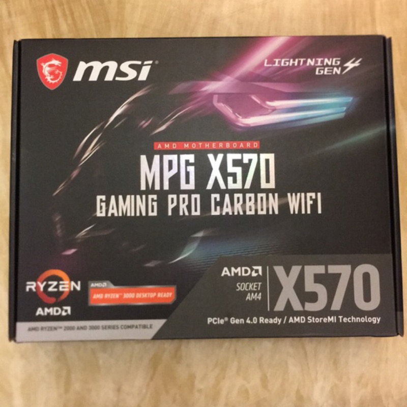 微星 Msi MPG X570 Gaming Pro Carbon Wifi