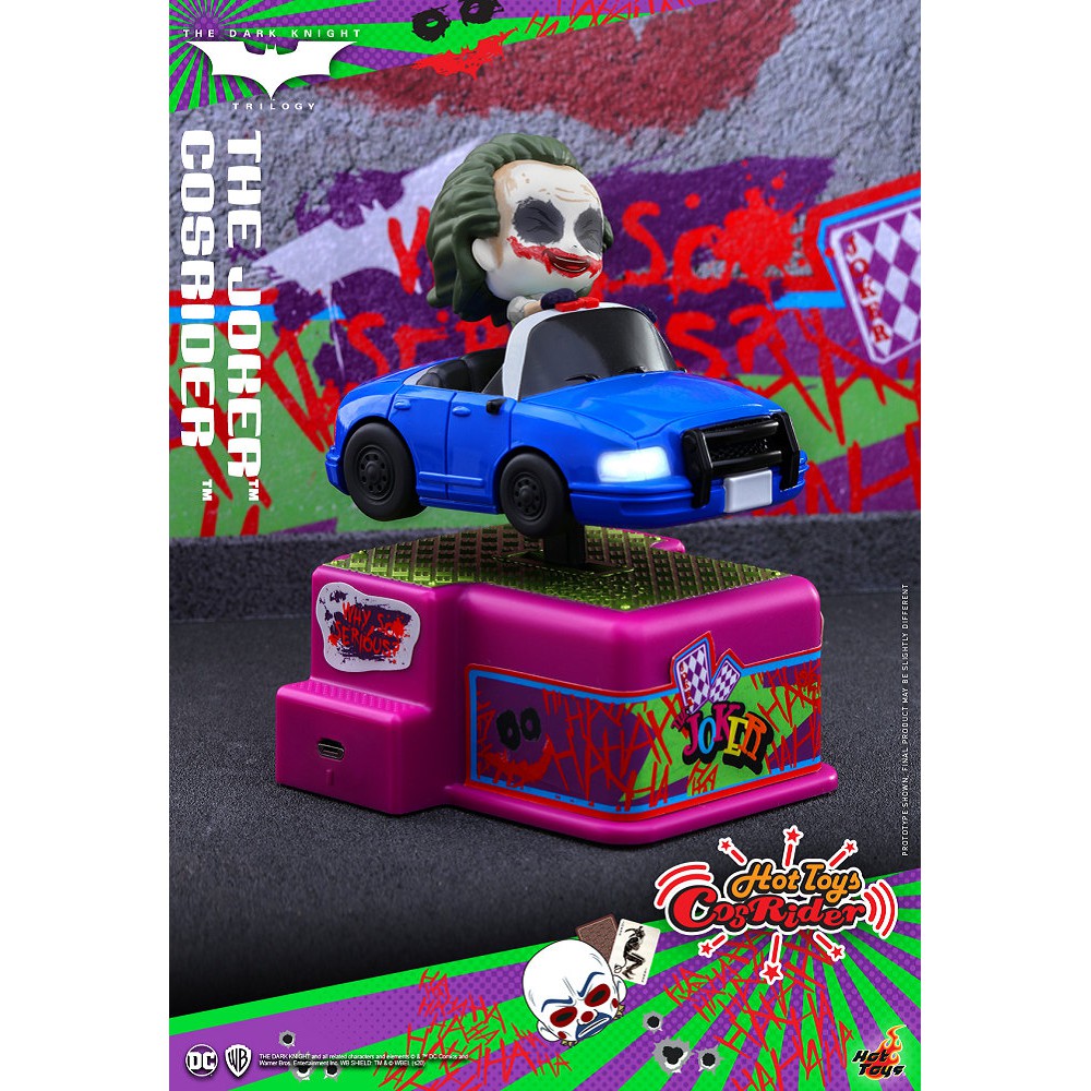【撒旦玩具 SatanToys】預購 Hot Toys CosRider 搖搖車【黑暗騎士】小丑 LED Joker