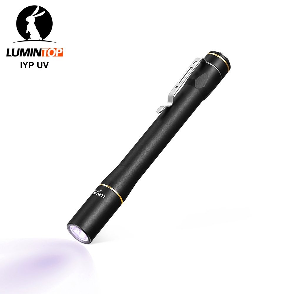 Lumintop IYP365 UV 手電筒支持 2*AAA 電池支持 365nm UV led 用於寵物污漬正品貨幣等
