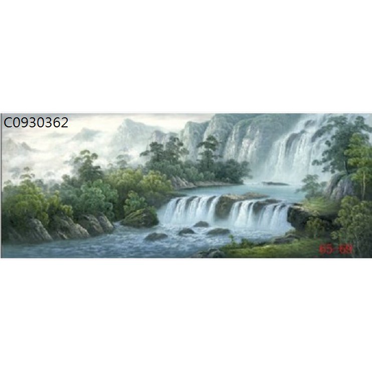 輝常開運 台灣發貨可超取招財開運風水畫聚寶盆財水右往左流國畫山水畫宣紙畫芯擋樑壓a7 蝦皮購物