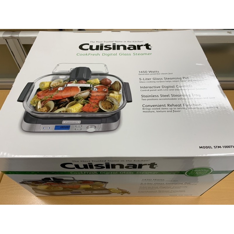 【Cuisinart】美膳雅美味蒸鮮鍋(STM-1000TW)(母親節 禮物)