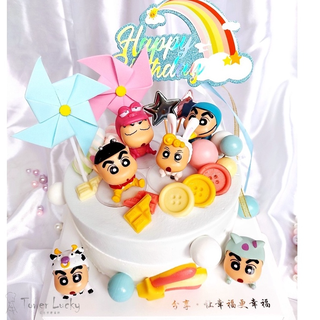 Tower Lucky塔吉｜蠟筆小新蛋糕 生日蛋糕 造型蛋糕 週歲蛋糕 寶寶蛋糕 幼稚園蛋糕 兒童生日 可愛 小葵 小白