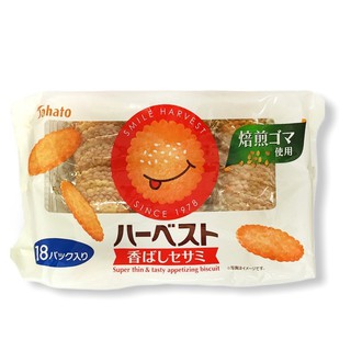 東鳩Tohato 醇香焙煎白芝麻餅乾 72片入