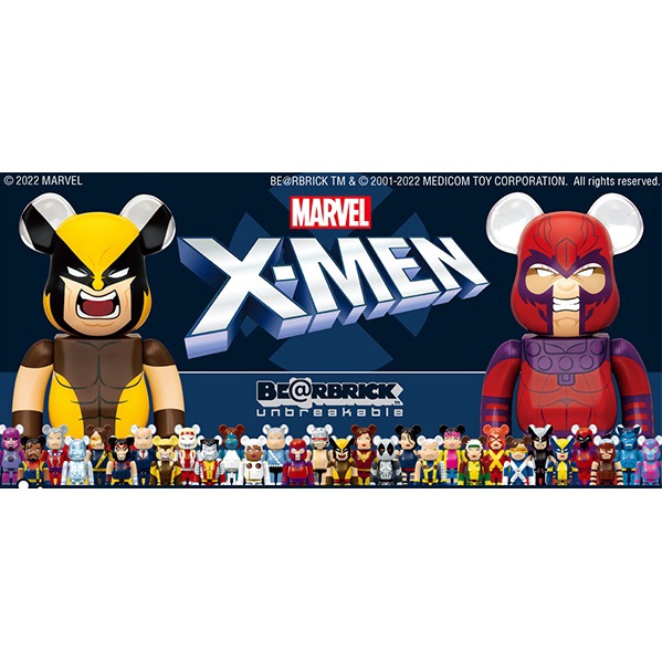 【日貨代購CITY】BE@RBRICK 庫柏力克 熊 X-MAN X戰警 曼威 聯名 抽選一番賞 金鋼狼 萬磁王 現貨