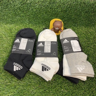 [喬比熊]adidas Ankle 3 雙入薄款運動短襪(DZ9434/DZ9435/DZ9436)