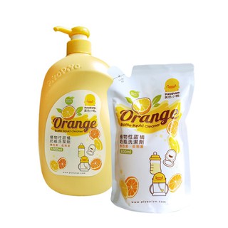 黃色小鴨 PiyoPiyo 嬰幼兒專用奶瓶洗潔劑(1000ML+補充包800ML)【嬰之房】