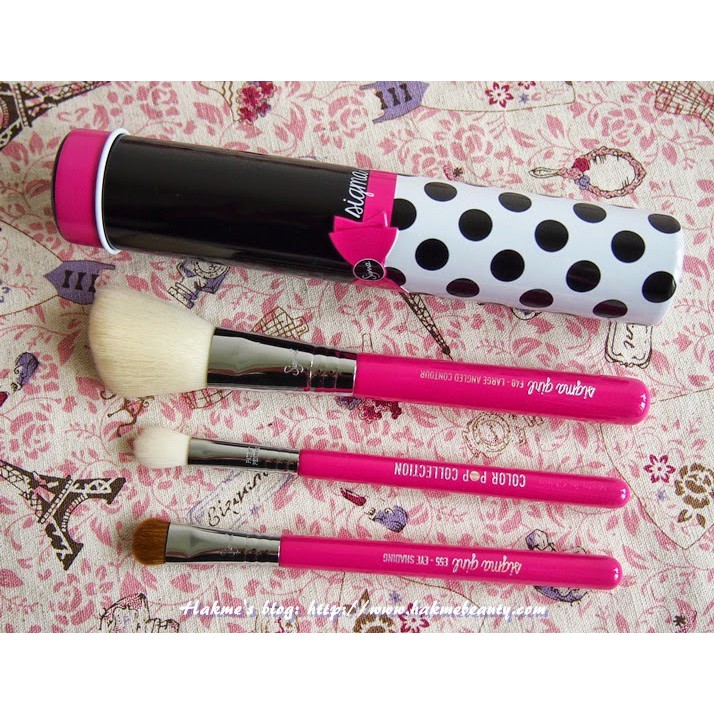 【現貨】 Girl Color Pop Brush Kit set三件化妝刷具組 眼影刷 腮紅刷