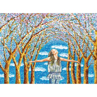 海裡魚120pcs木質拼圖 春天的消息 Letter from Spring