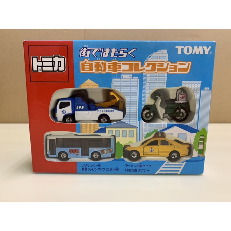 【現貨】Tomica Tomy 舊藍標 多美 日版 自動車 拖吊車 盒組