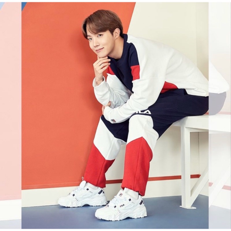 韓國代購🇰🇷FILA&amp;BTS 運動品牌 防彈少年團代言 J-HOPE、金泰亨 同款 Oakmont TR 老爹鞋