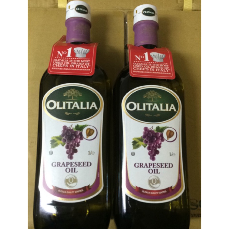 奧利塔 葡萄籽油1公升 另售玄米油 橄欖油 葵花油