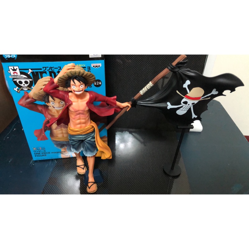 海賊王景品one Piece Magazine 魯夫海賊旗 蝦皮購物