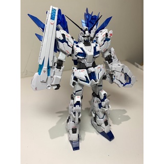 {鋼彈的屋-模型工作室} 萬代 RG 1/144 完美獨角獸 限定 完成品 （實品如圖）鋼彈 模型 代工
