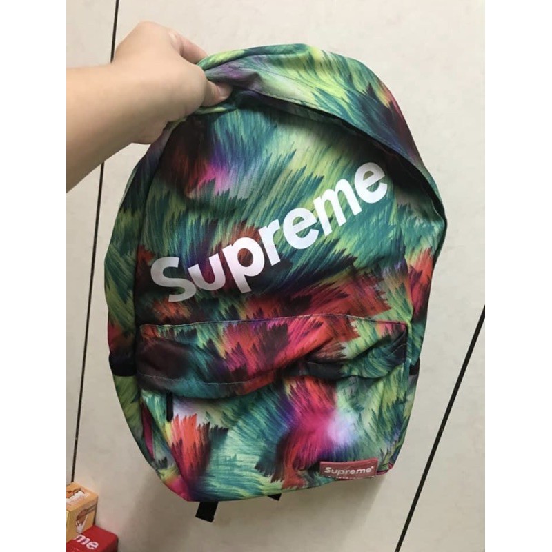 全新supreme個性後背包