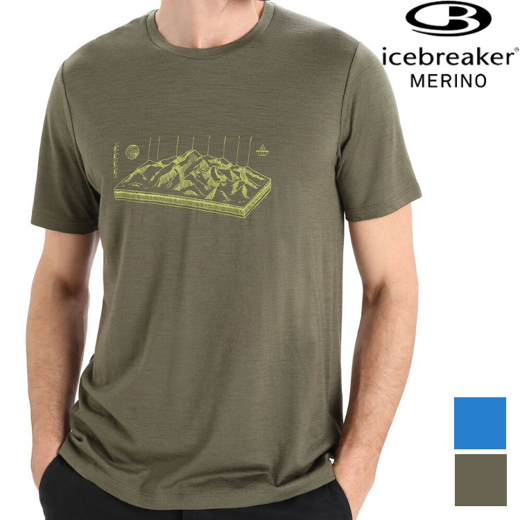 Icebreaker Tech Lite II AD150 男款 美麗諾羊毛排汗衣/圓領短袖上衣-千岩萬壑 0A56IK