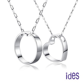 ides愛蒂思鑽石 日韓時尚設計款項鍊對鍊/同心圓