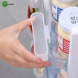 Smal 半透明冰箱儲物盒 / 懸掛式冰箱調味袋儲物盒 / 帶扣式小物件雜物收納架