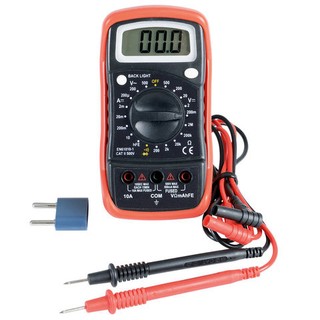 進階版帶背光三用電錶(DT850系列) 歐規CE認證 迷你型萬用表 小萬用表三用電表 有記憶功能 大螢幕易閱讀 藍色背光