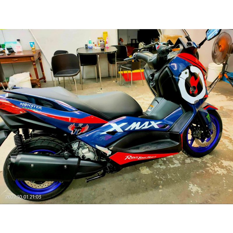 YAMAHA XMAX全車包膜彩貼貼紙彩貼犀牛皮