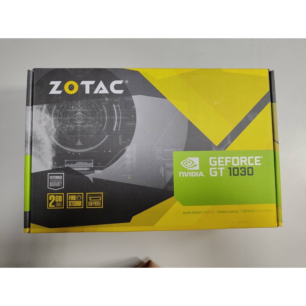 ZOTAC GeForce® GT 1030 2GB GDDR5 HDMI/VGA 顯示卡