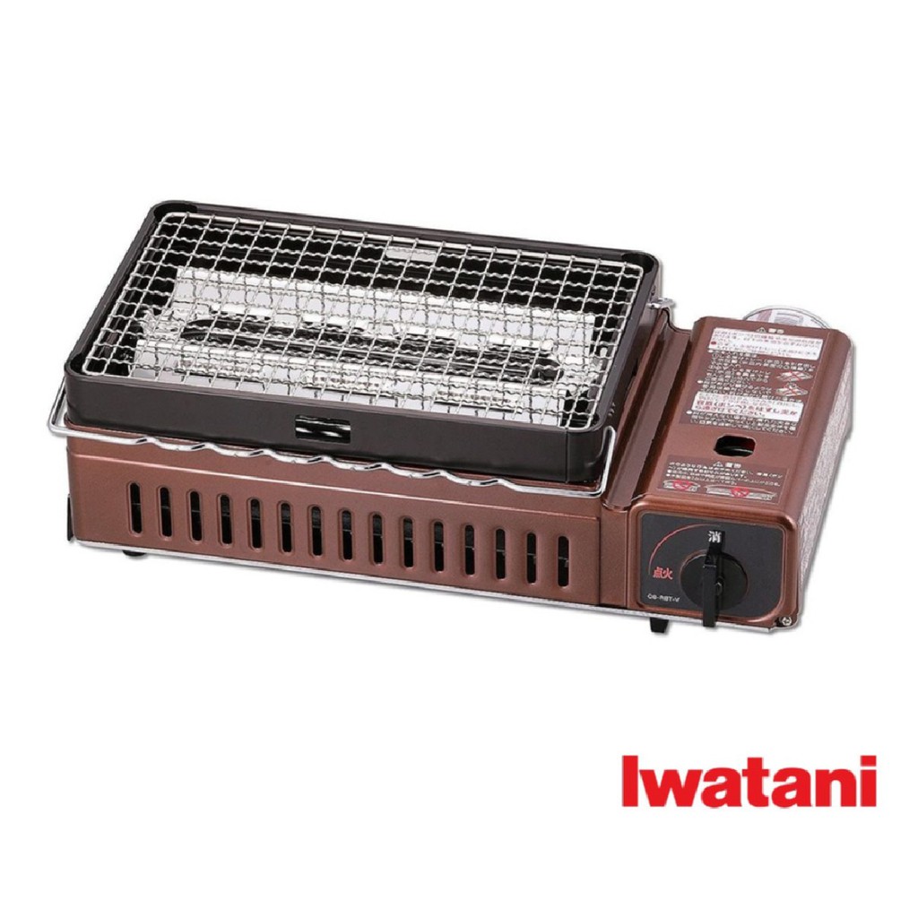 IWATANI 日本岩谷 新網烤串燒磁式瓦斯烤爐2.3kw 卡式瓦斯烤肉爐 CB-ABR-1 露營 廠商直送