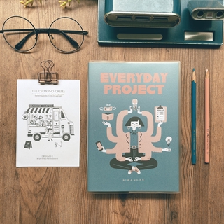 【Dimanche迪夢奇】Everyday Project 每日專案誌 v.3 [藍綠] TAAZE讀冊生活網路書店