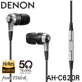 志達電子 AH-C620R DENON 耳道式耳機(公司貨) 手機 麥克風 線控 耳機 iPhone iOS 七天保固