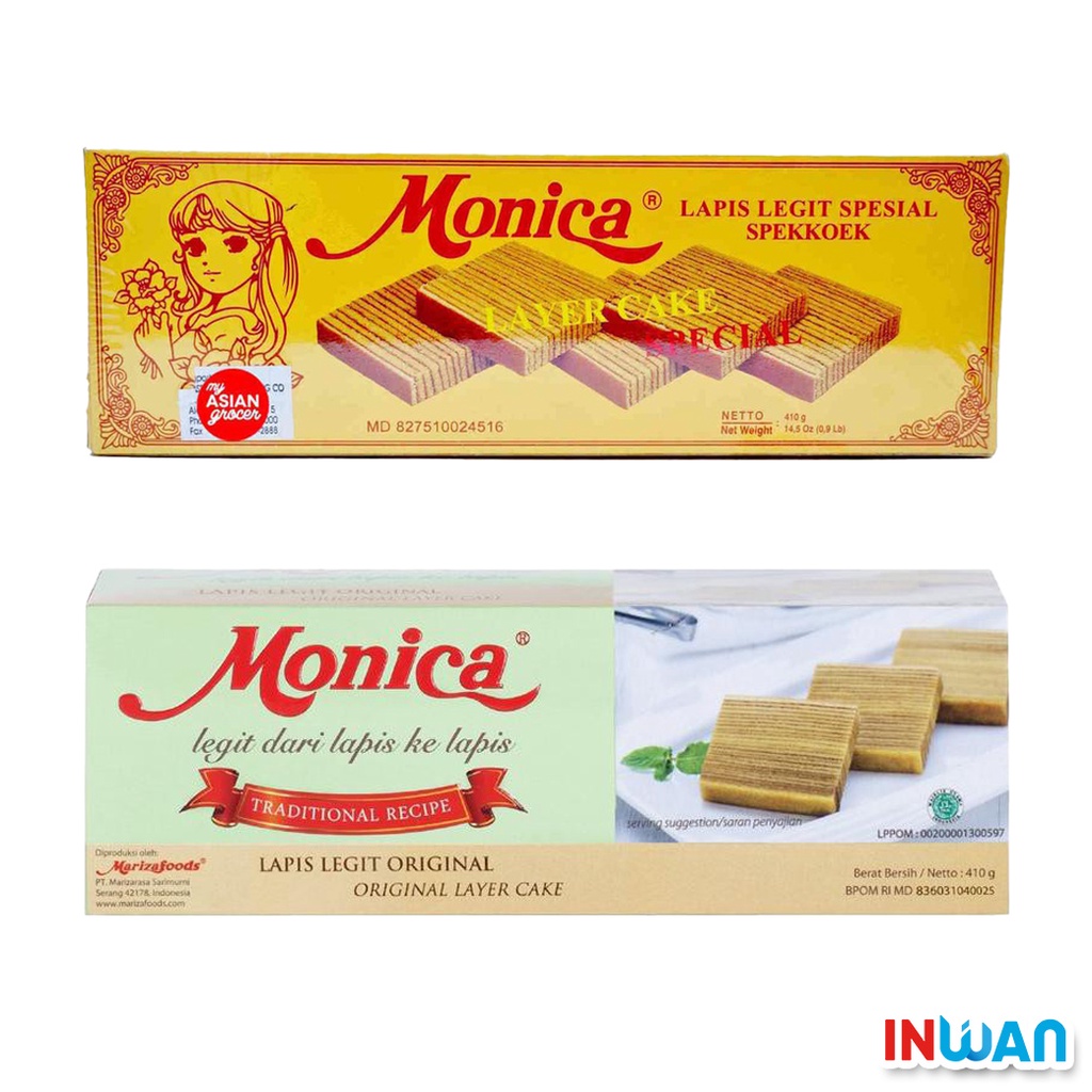 【 印灣 INWAN 】印尼 KUE LAPIS MONICA 千層蛋糕 烏克蘭