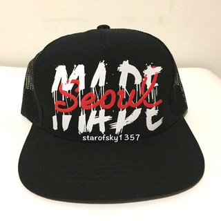 BigBang 正品 韓國 官方 帽子 MADE hat 棒球帽 YG 權志龍 GD 同款 黑色 紅字