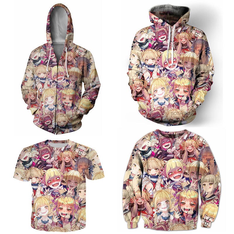 新貨上市 二次喵 2020全新ahegao阿黑顏經典黑白拉鏈外套衛衣肥宅戰袍 蝦皮購物