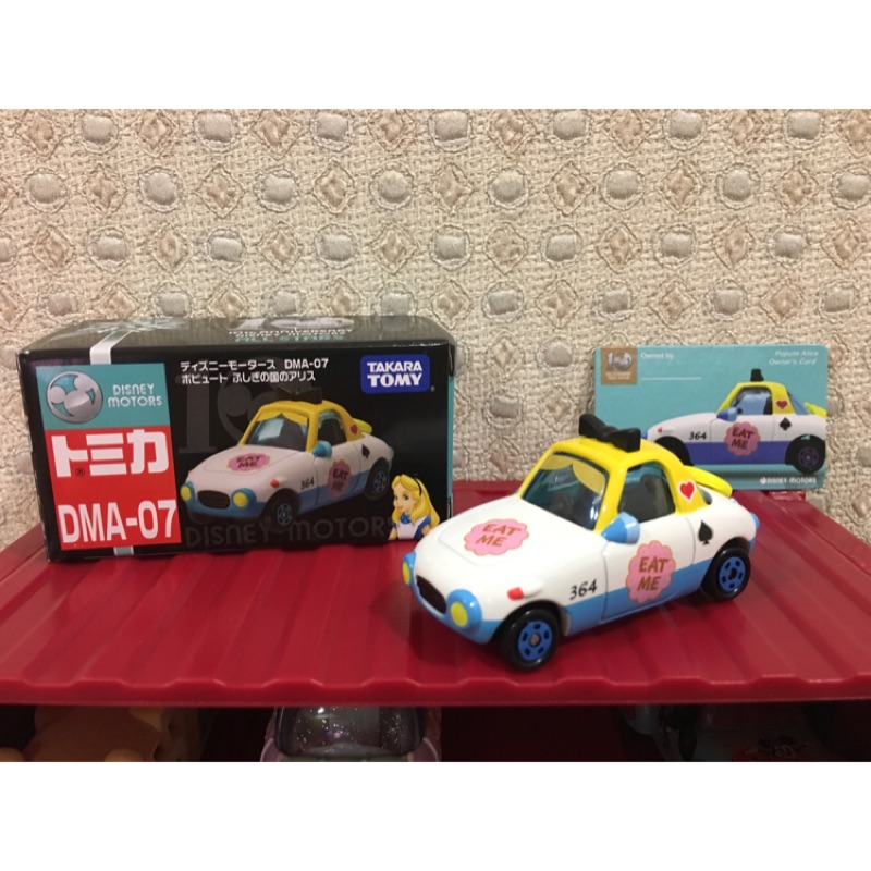 迪士尼10週年 tomica 愛麗絲 可面交