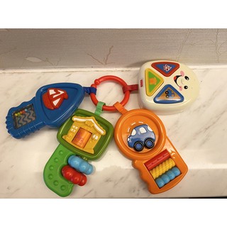 Fisher-Price費雪幼童玩具視覺享豔小滾球/吊掛手搖音樂鈴玩具