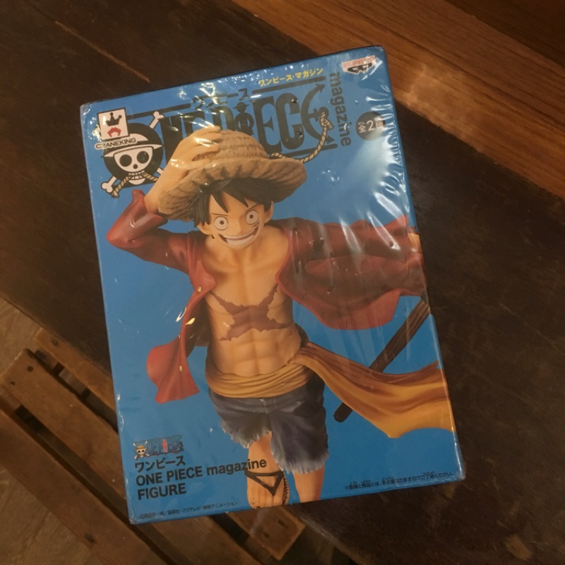 日版金證魯夫海賊旗one Piece Magazine Figure 航海王海賊王 蝦皮購物