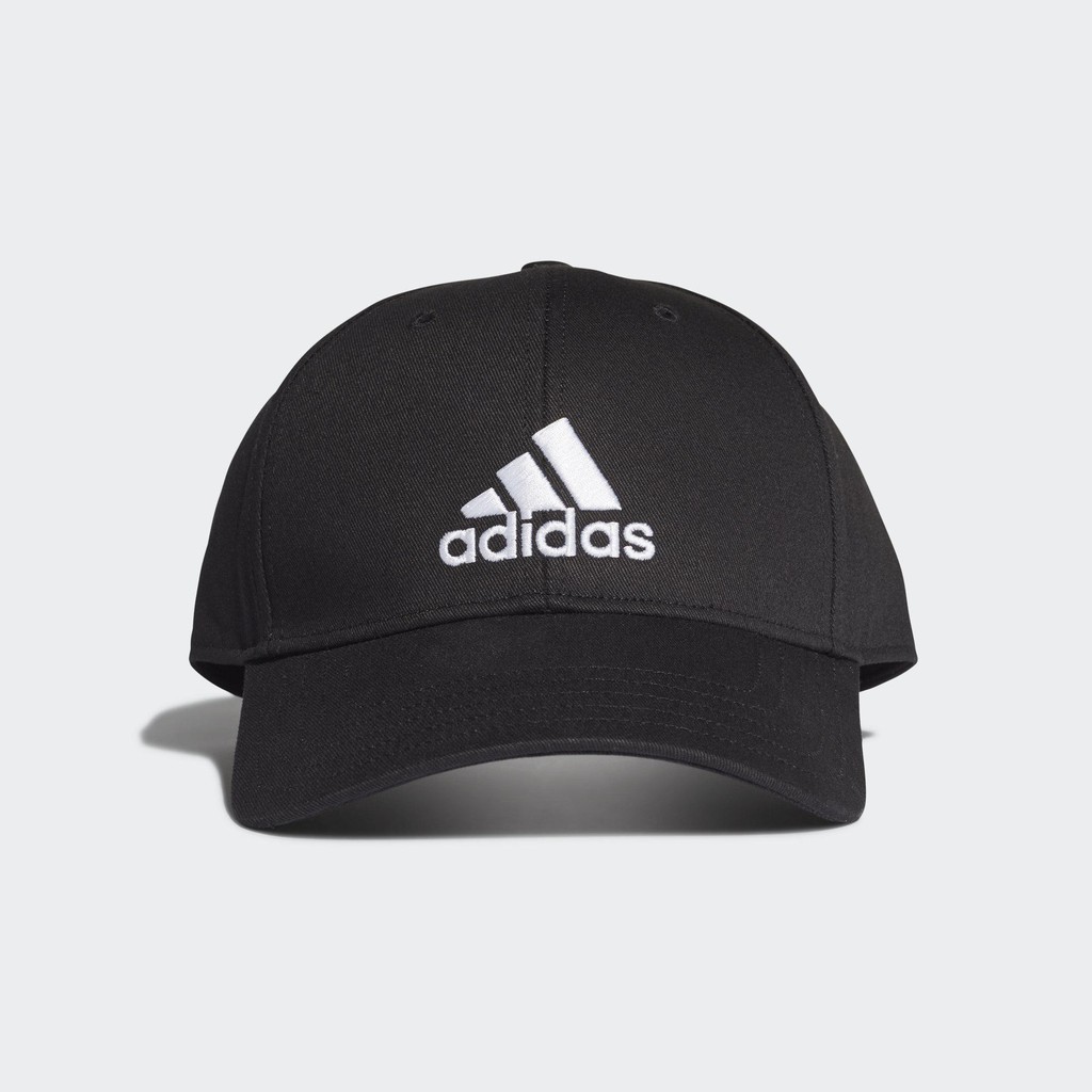 adidas愛迪達刺繡LOGO黑色運動帽子 棒球帽 輕量款帽子 抗紫外線UV 50遮陽帽 FK0891