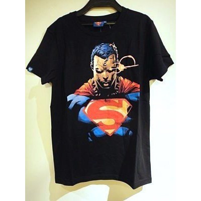 賠本出清！全新絕版 創信 Superman 鋼鐵英雄 銀血Logo 眼神螢光 短袖上衣T恤 Tee 蝙蝠俠大戰超人