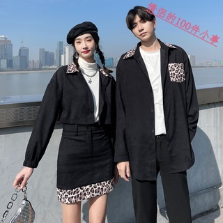 【COUPLE】2022ins超火🔥🔥情侶春季襯衫法式一衣一裙兩件套裝