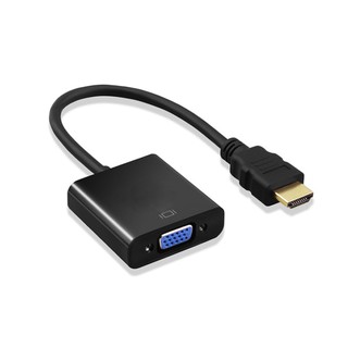 HDMI to VGA轉接線-無音源版 電腦轉電視 HDMI轉VGA 現貨 廠商直送