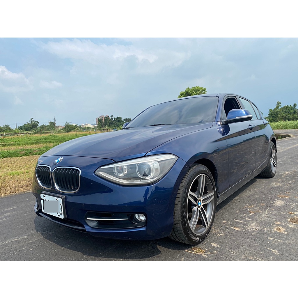 2012年 BMW 118I 藍 1.6全額貸