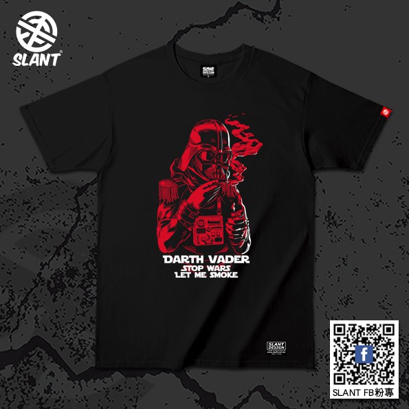 SLANT Darth vader 達斯·維達 星際大戰 STAR WARS 黑武士T恤 趣味T恤 搞笑T恤 電影T恤