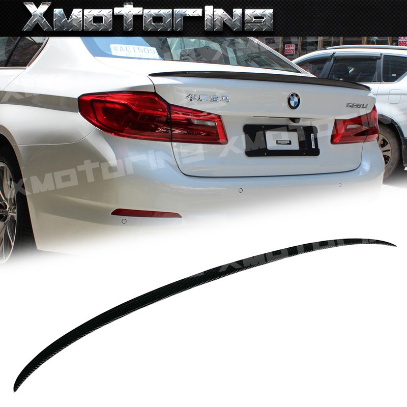 XM碳纖維精品 BMW G30 全新大改款5系列 四門專用 M5款 碳纖維尾翼 鴨尾 520 530 540 M5