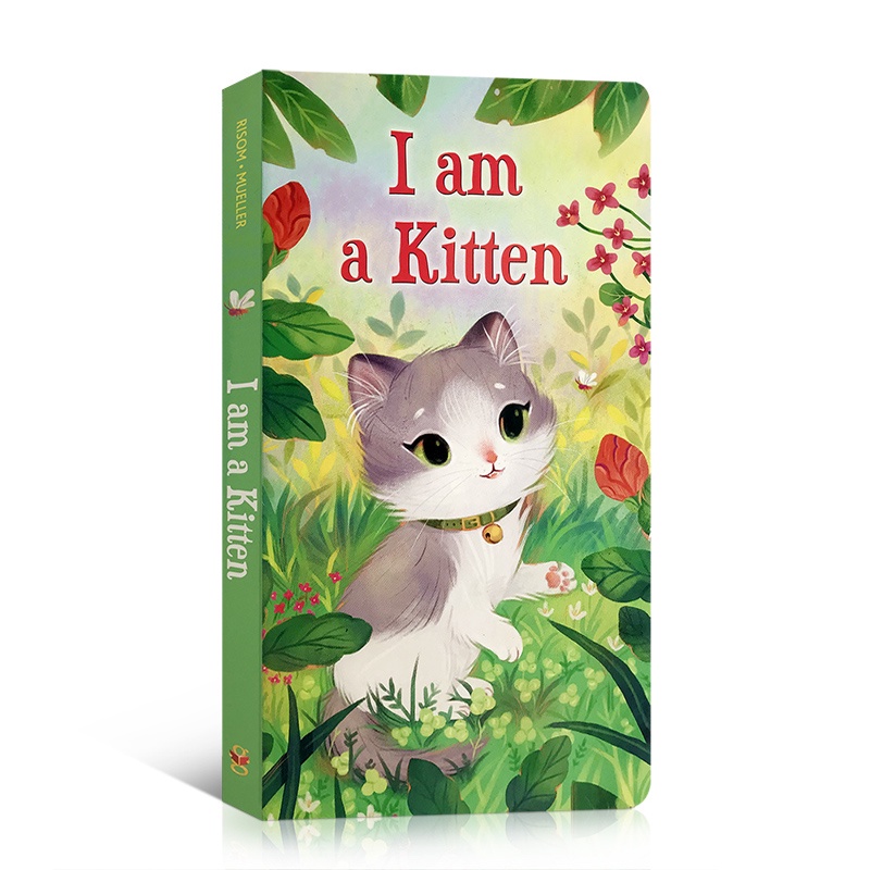 【貝貝館圖書】英文原版繪本I am a Kitten我是一只小貓I am a bunny兔子系列單品紙板書啟蒙兒童0-3