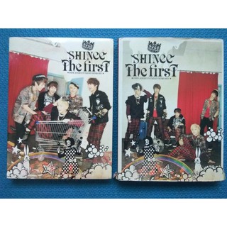 SHINee샤이니首張日文專輯:THE FIRST CD+DVD-2011年SM娛樂-Virgin維京唱片EMI日本版