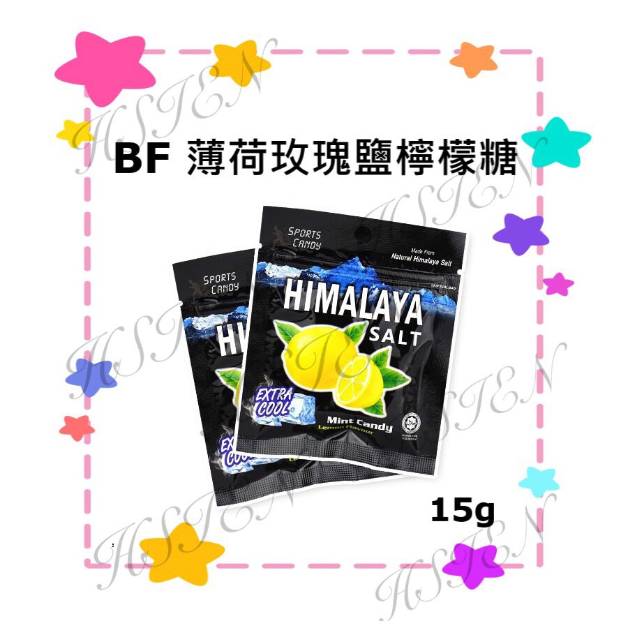 超便宜【現貨】BF薄荷玫瑰鹽檸檬糖 15g x 12包