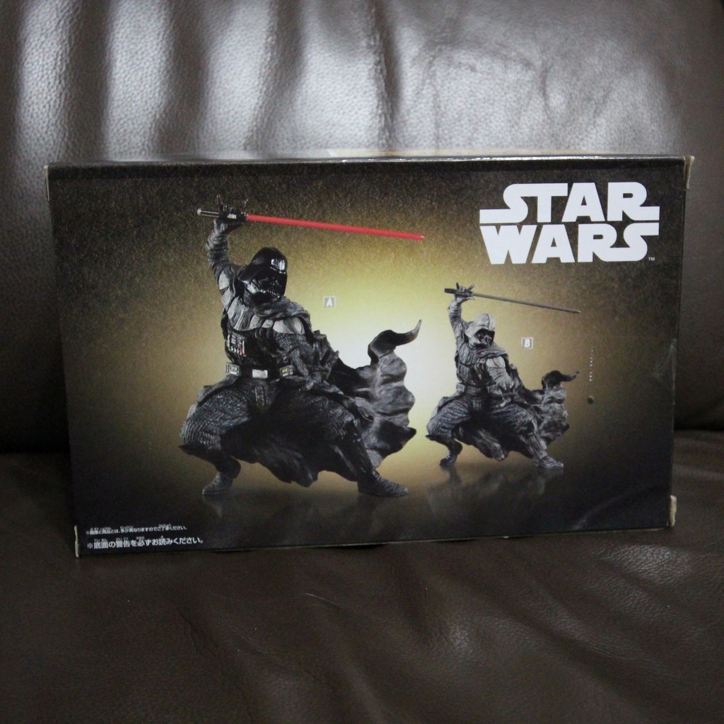 日版星際大戰star Wars 黑武士達斯維達歌舞伎歌舞技darth Vader 彩版公仔模型手辦 蝦皮購物