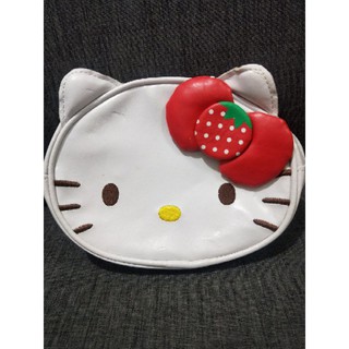 凱蒂貓 Hello kitty 三麗鷗 sanrio 草莓化妝包