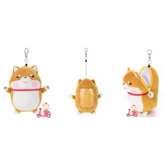 {阿猴達可達} 日本限定 JAPAN 柴犬 工作證件卡套 票卡夾 感應卡 多用途證套 伸縮卡套款 特價350